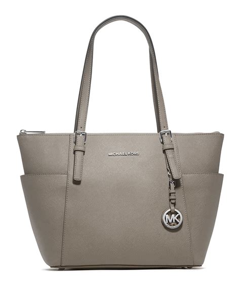 michael kors grey jet set tote